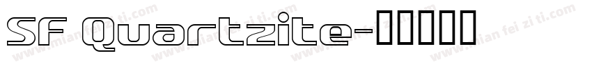 SF Quartzite字体转换